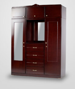 Elegante Jumbo wardrobe - mahogany colour