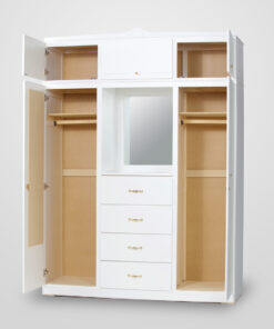 Elegante Jumbo wardrobe - white - open