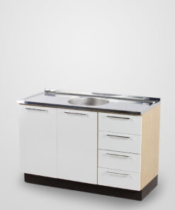 4 Foot Kitchen Unit - Stainless Steel