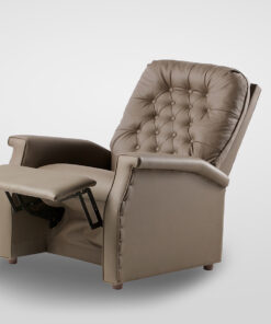 All Vinyl Recliner - open