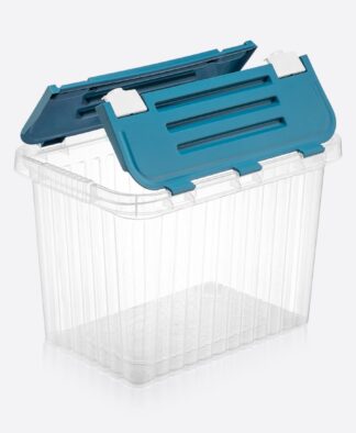 20042	50 LT  SPLIT LID DEEP TRANSPARENT BOX