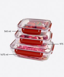 30846	Master Seal Rectangular Storage Container Set 3 pcs.